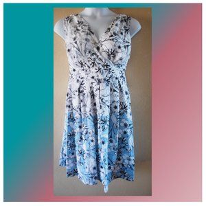 SANGRIA SUMMER FLORAL DRESS 18W